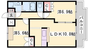 ストークコーポ大津茂の物件間取画像